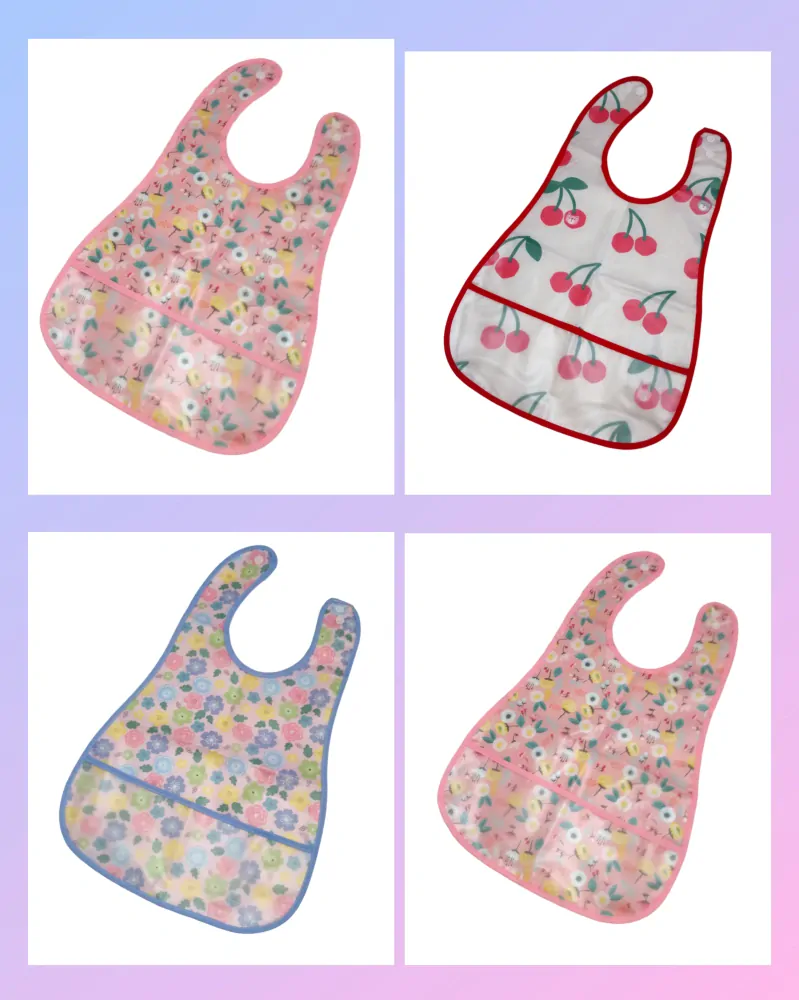 Sada nepromokavých bryndáků 3+1zdarma 