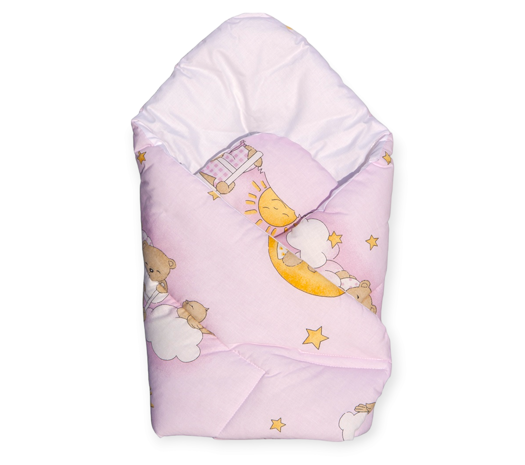 DĚTSKÁ ZAVINOVAČKA MEDVÍDEK RŮŽOVÁ 