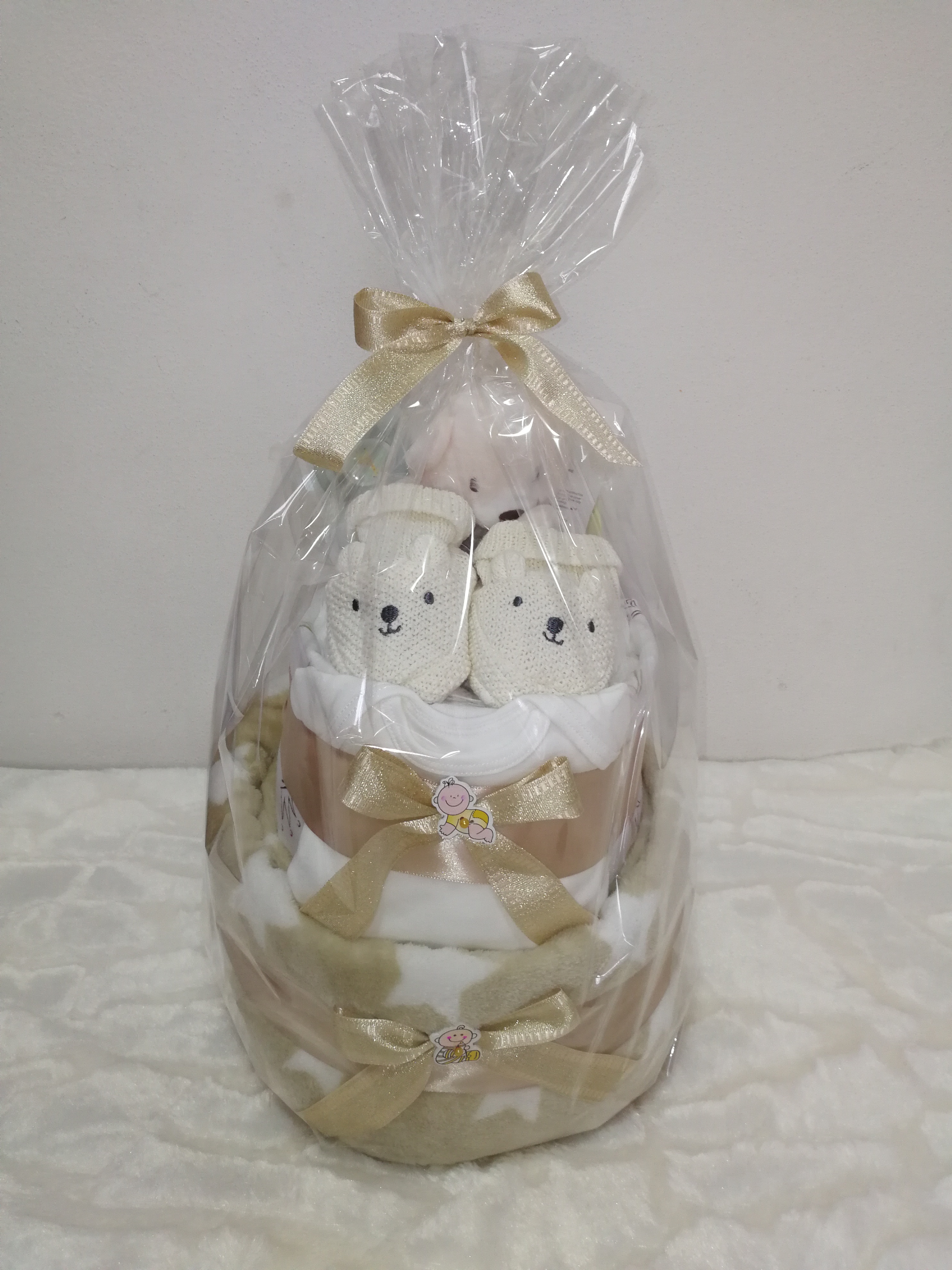 Dvoupatrový plenkový dort neutrální 