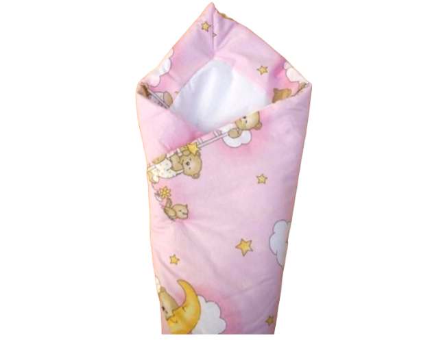 DĚTSKÁ ZAVINOVAČKA MEDVÍDEK RŮŽOVÁ 