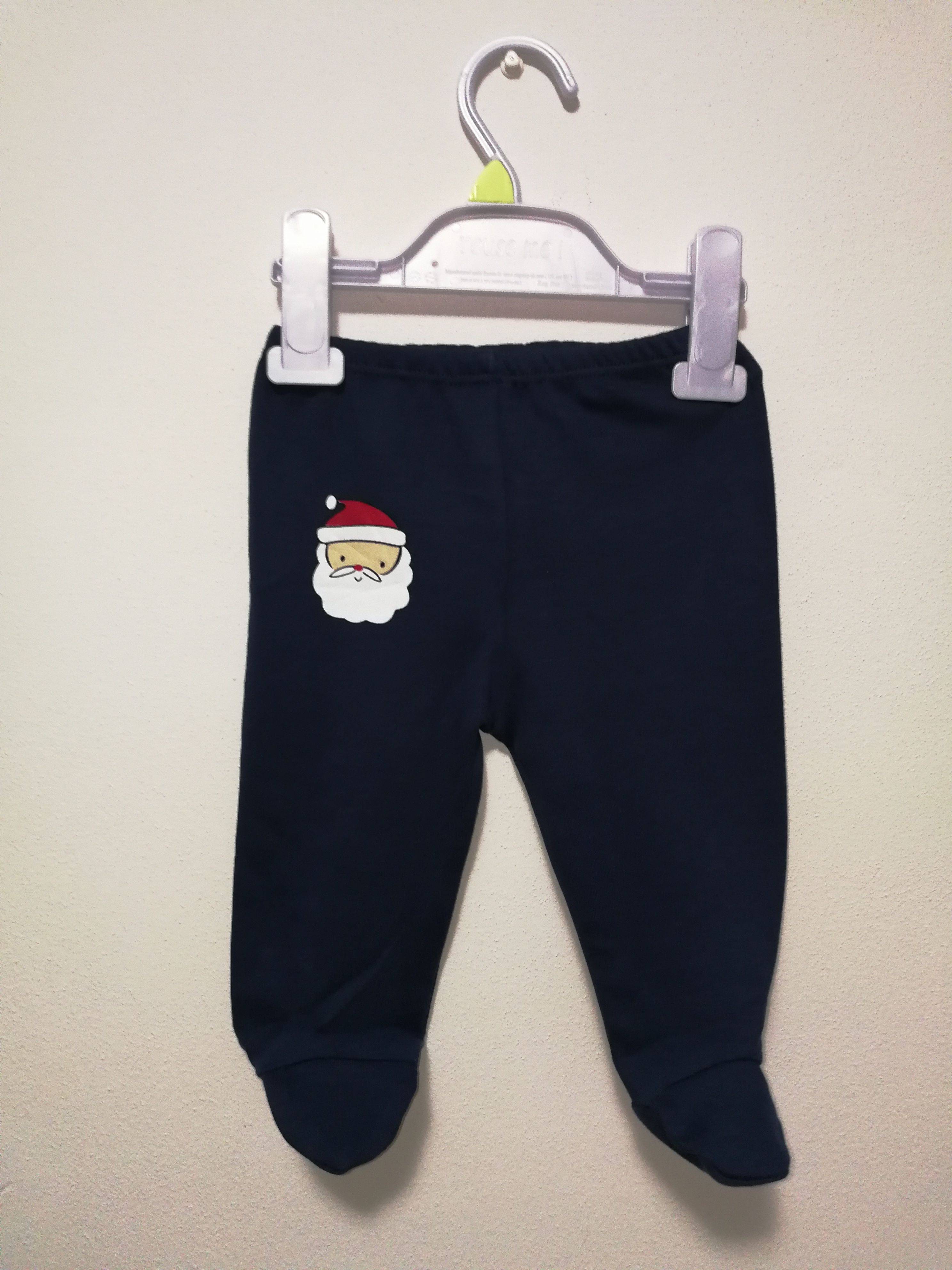 Kojenecké vánoční póludupačky 3 kusy 0-3 mes