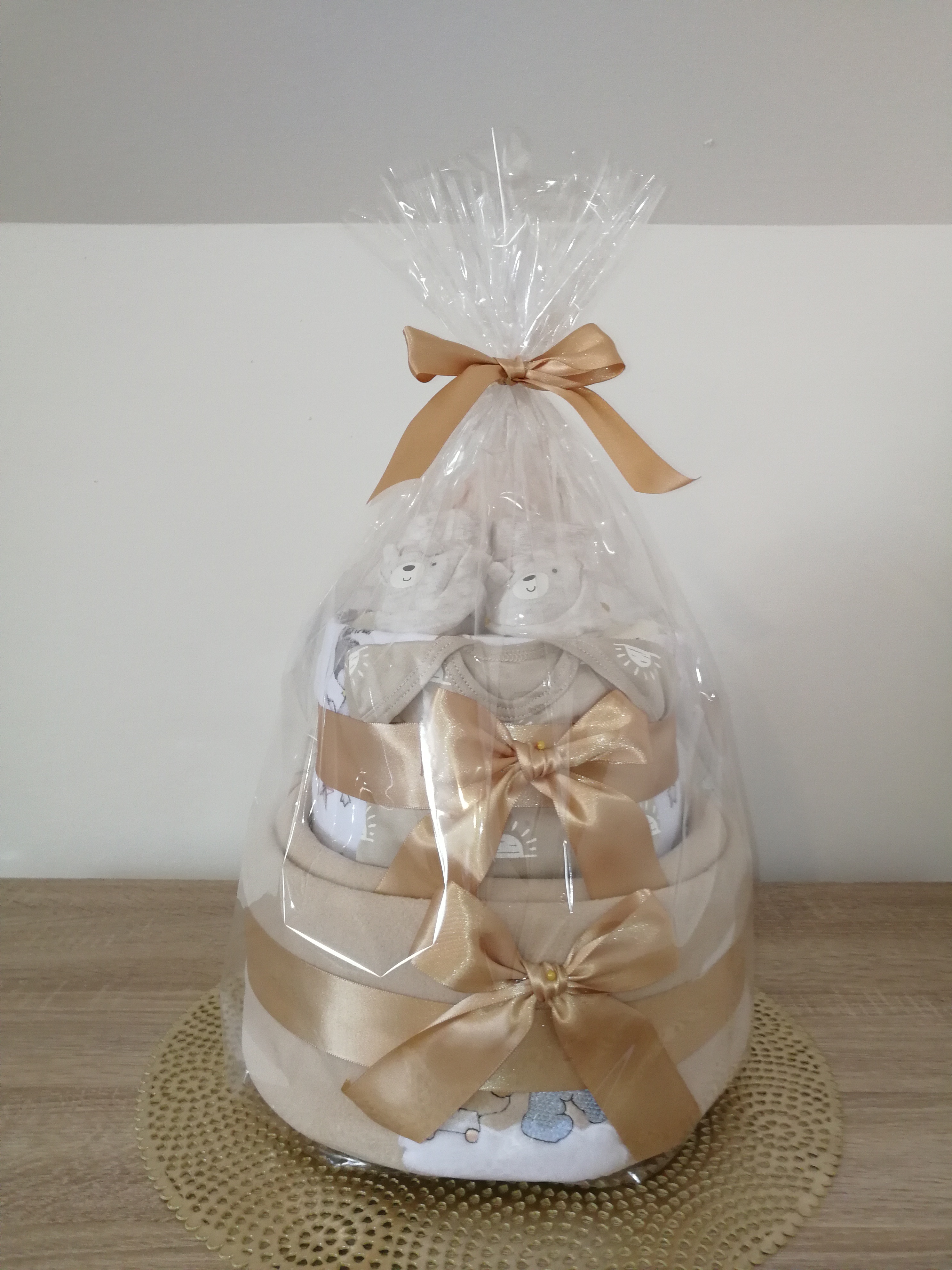 Plenkový dvoupatrový dort neutrální 3