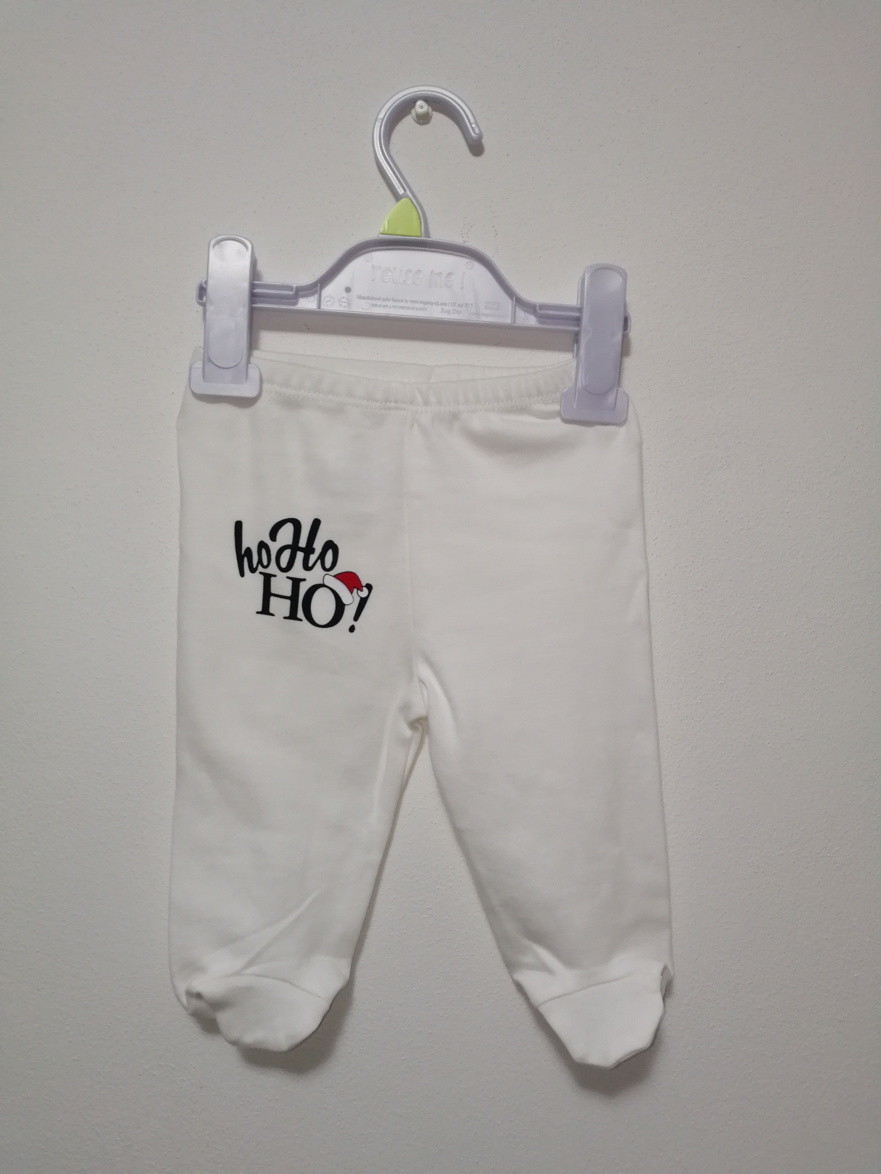 Kojenecké vánoční póludupačky 3 kusy 0-3 mes