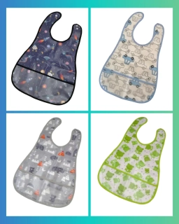 Sada nepromokavých bryndáků 3+1zdarma 