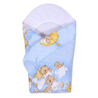 DĚTSKÁ ZAVINOVAČKA MEDVÍDEK MODRÁ 