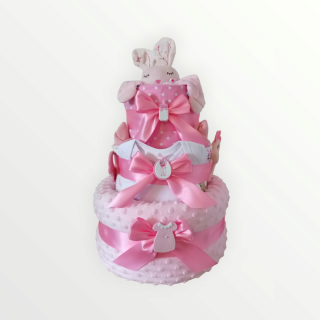 PLENKOVÝ TŘIPATROVÝ DORT  RŮŽOVÝ 