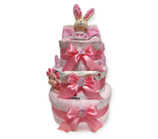 PLENKOVÝ TŘIPATROVÝ DORT  RŮŽOVÝ 