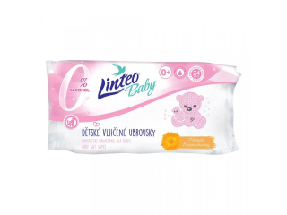 DĚTSKÉ VLHČENÉ UBROUSKY LINTEO BABY S MĚSÍČKEM LÉKAŘSKÝM - 72 KS